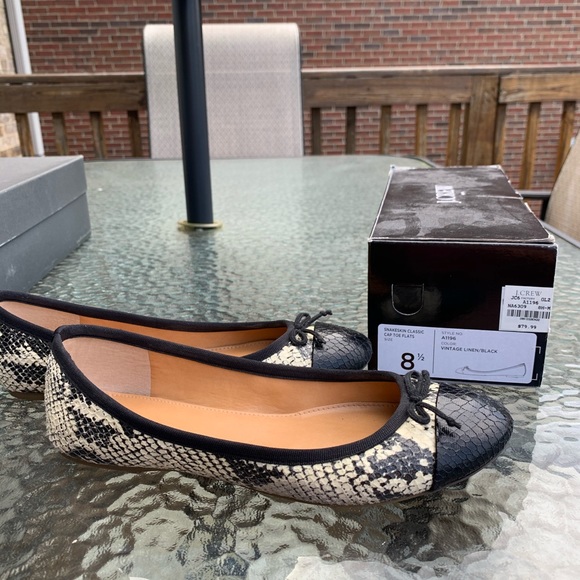 J Crew snake flats - Picture 3 of 6